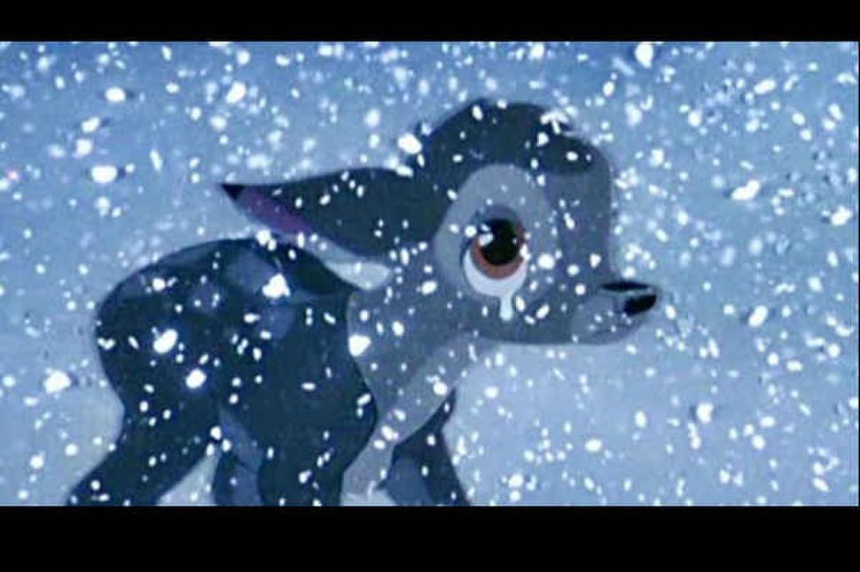TRISTEZA SIN FIN. Bambi se entera de que su madre no volverá