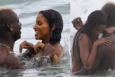 Se olvidó del Mundial: Balotelli disfruta con su novia en Miami