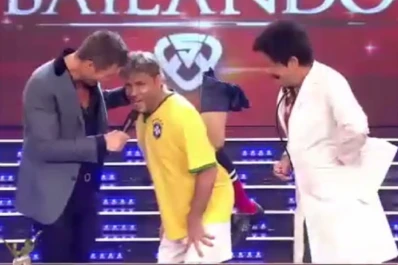Bailando 2014: “Neymar” enseñó su lesión en ShowMatch