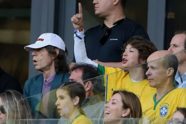 Los brasileños lo quieren linchar: Mick Jagger estuvo ayer en el Mineirao