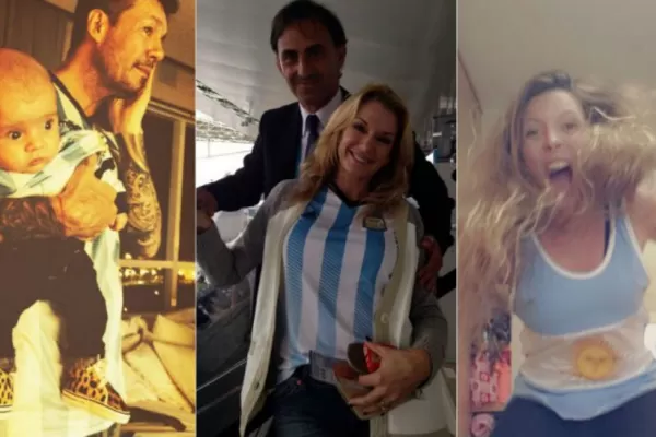 Así festejaron los famosos el pase de Argentina a la final de Brasil 2014