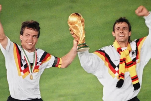 Reviví la final del Mundial 90 entre Argentina y Alemania