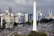 Por razones de seguridad, la Selección no fue al Obelisco