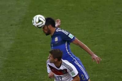 Demichelis y Garay, una pareja consolidada