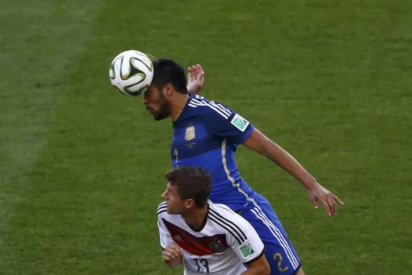 Demichelis y Garay, una pareja consolidada