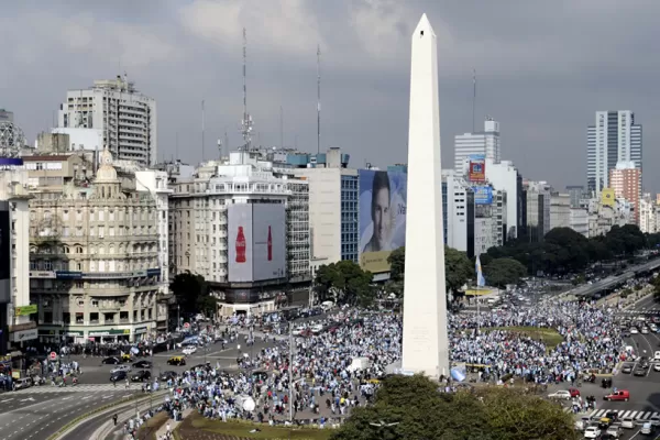 Por razones de seguridad, la Selección no fue al Obelisco