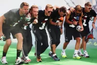 Video: los alemanes se burlaron de los argentinos en la celebración de la Copa