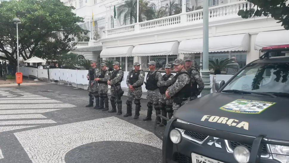 UN LUJO. El Copacabana Palace fue la base de operaciones de los dirigentes de la FIFA, que no ahorró en lujos. LA GACETA / FOTO DE GUSTAVO RODRIGUEZ