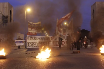 No se pudo circular por el puente Lucas Córdoba debido a una protesta nacional