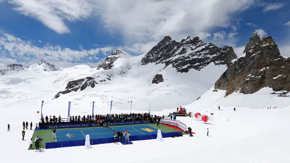 ¡CHUY! El espectacular escenario sirvió para promocionar la zona, reconocida como Patrimonio de la Humanidad por la Unesco. REUTERS