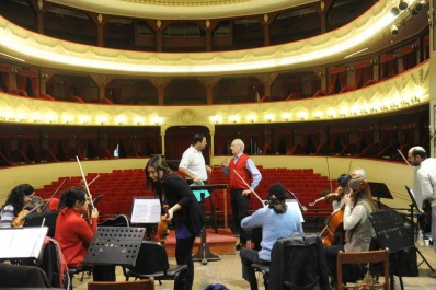 Lección en un aula poco común