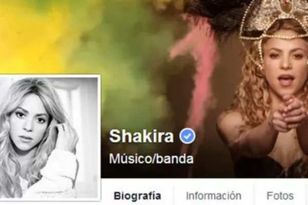 Shakira, primera en Facebook con más de 100 millones de seguidores
