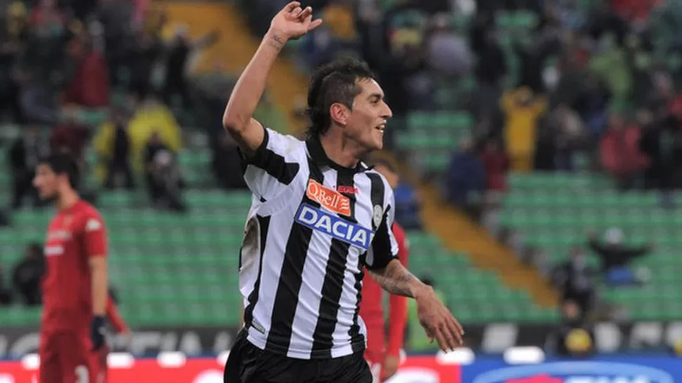 GRAN PRESENTE. Pereyra viene de tener una destacada tarea en Udinese.