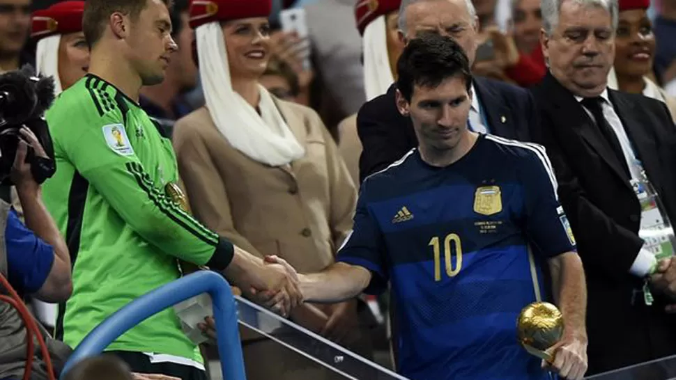 REACCIONES. Fue muy cuestionada la decisión de la FIFA de otorgarle el Balón de Oro a Messi. FOTO TOMADA DE EUROPAPRESS.ES