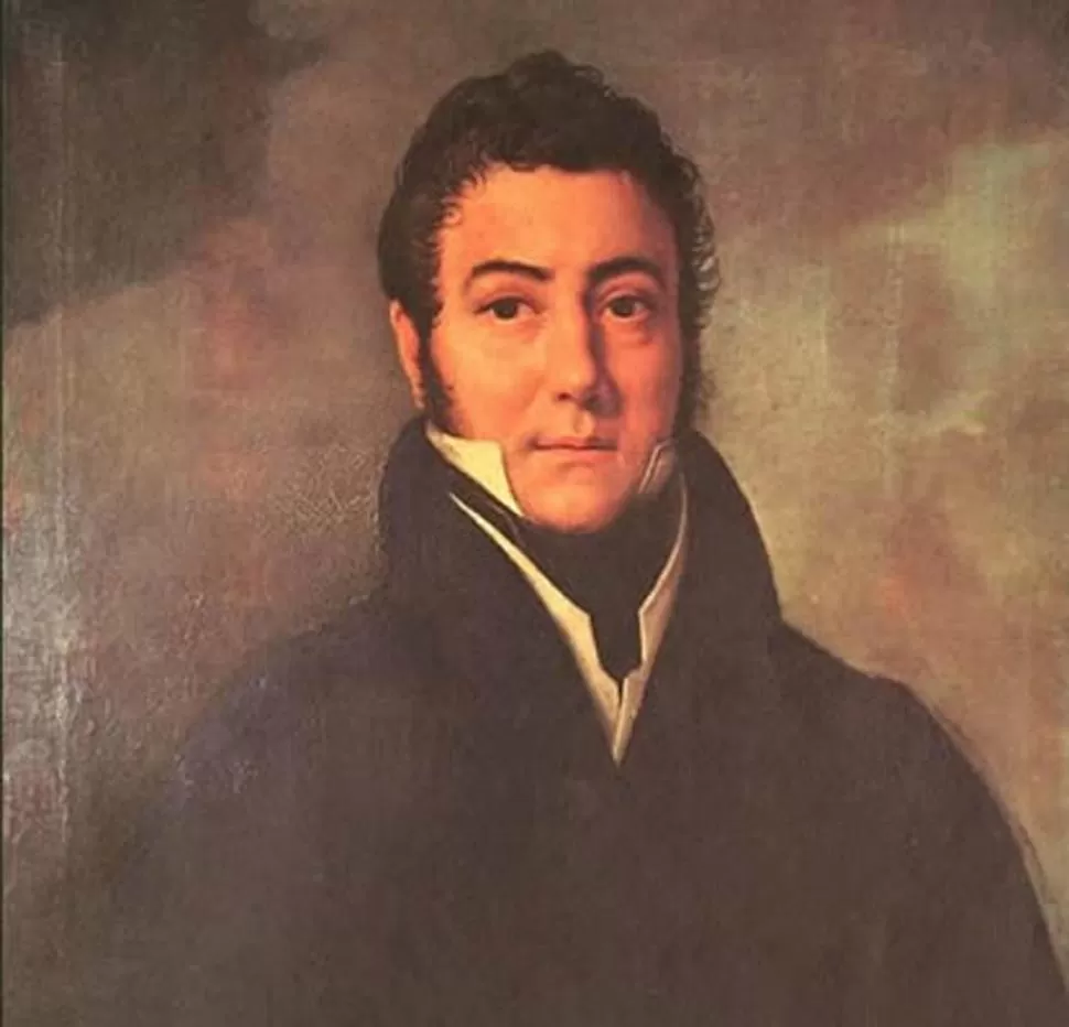 EL LIBERTADOR, EN la década de 1820. Retrato de San Martín realizado por el pintor Joseph Naves.  