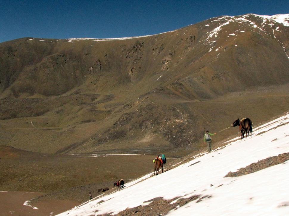 TRAVESÍAS. Dentro del parque nacional se pueden hacer viajes de varios días hacia lo alto de las cumbres.   