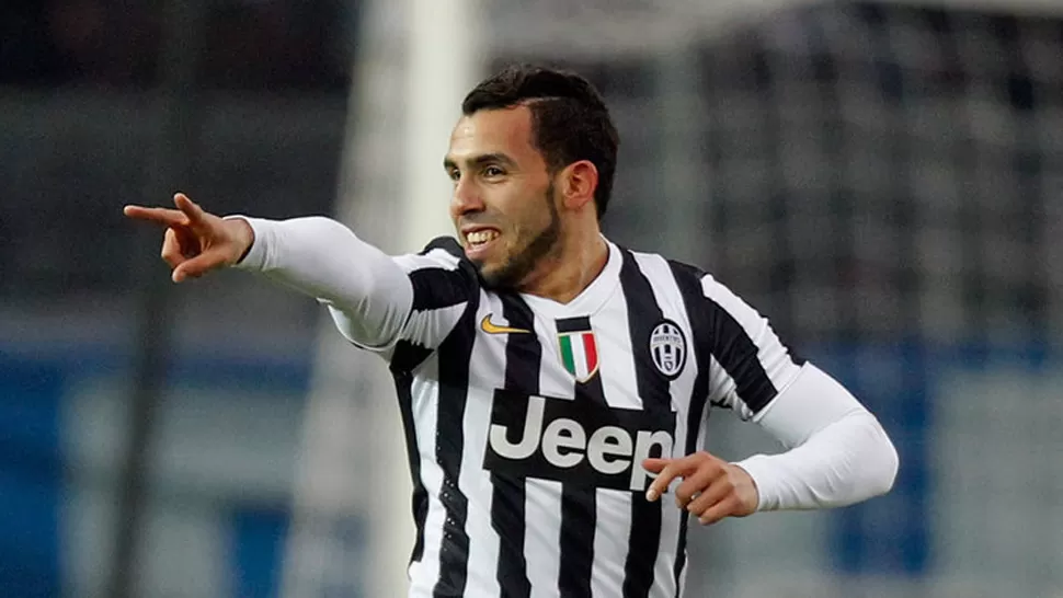DESDE ITALIA.  Tevez, actualmente juega en Juventus de Italia. REUTERS