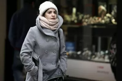 La masa de aire antártico causó nevadas en varias provincias