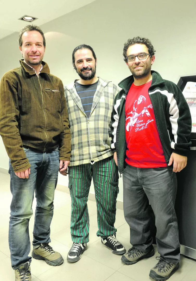 APUESTA. Stojan, Duarte y Echarry impulsan la autoría de canciones. la gaceta / foto de hector peralta