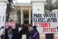 Alumnos universitarios tomaron el Rectorado
