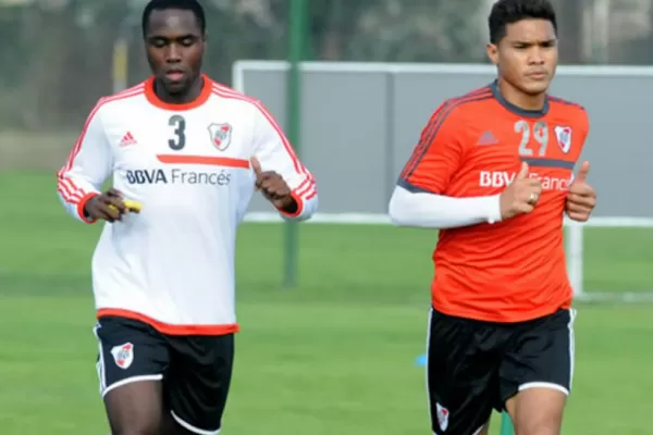 Gallardo tiene a Teo y Balanta para los trabajos con pelota