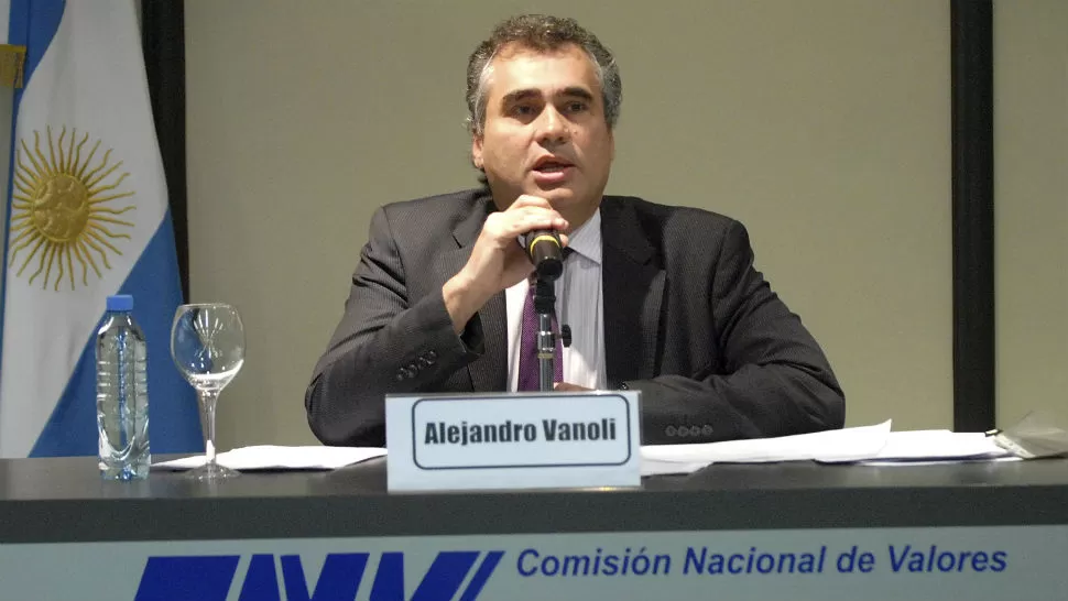 El titular de la Comisión Nacional de Valores, Alejandro Vanoli, afirmó que el propio mercado está diciendo que no hay default. TÉLAM