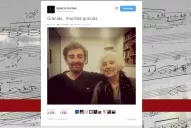 Guido mostró la primera foto con Estela de Carlotto, su abuela