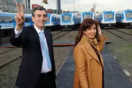 Cristina recorrió nuevas formaciones del tren Sarmiento