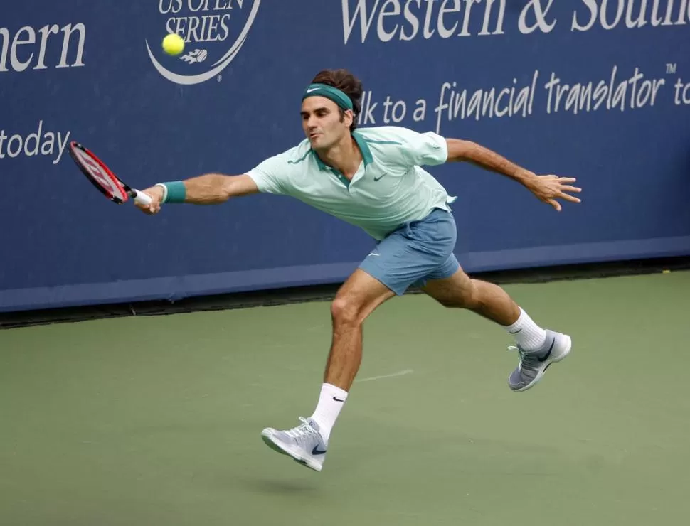 COMO EN SUS MEJORES TIEMPOS. Roger Federer llegará entonado al Abierto de Estados Unidos que comenzará el lunes. 