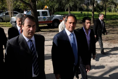 Scioli mostró optimismo por la economía y su candidatura