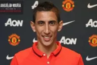 Di María fue presentado oficialmente por Manchester United