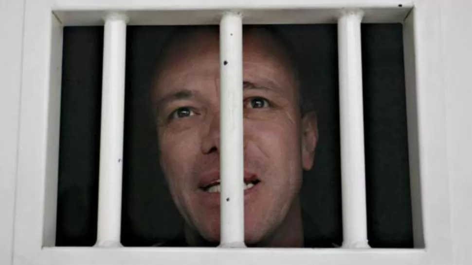 TRAS LAS REJAS. Jairo Velázquez en la prisión de alta seguridad de Cómbita. FOTO DE EL MUNDO.ES