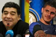 Maradona no quiere a Icardi en el partido organizado por el Papa, según Rial