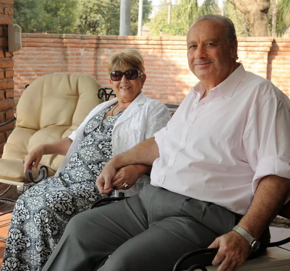 EN LA CIMA DIRIGENCIAL. Horacio Muratore, junto a su esposa Nelly Tous, que no pudo acompañarlo en España. la gaceta / foto de maría silvia granara
