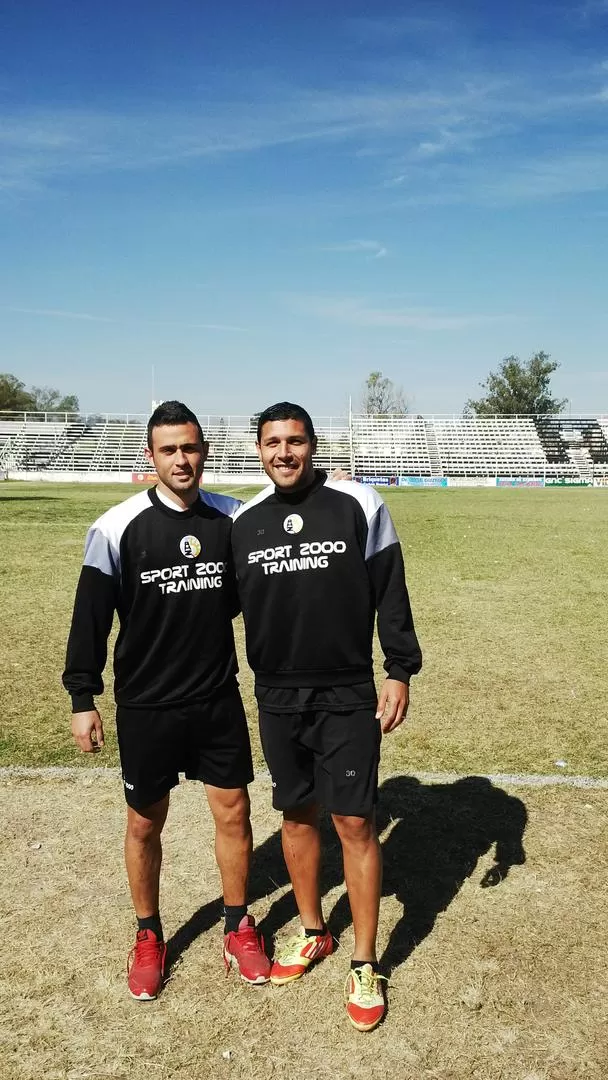 RETORNO. Fabián García y Cristian Ruiz son figuras en Altos Hornos Zapla. 