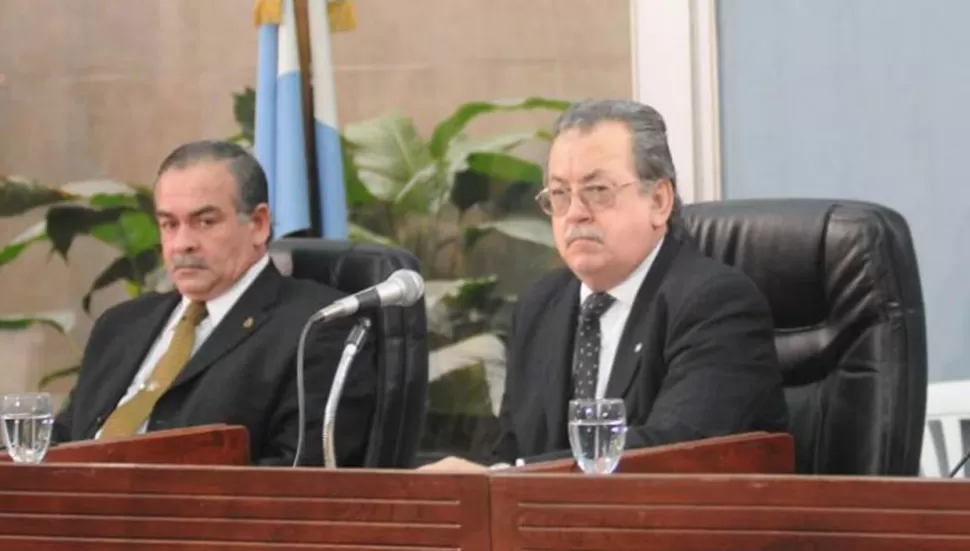 TOF. El juicio oral será controlado por Carlos Jiménez Montilla, Gabriel Casas y Alicia Noli. ARCHIVO LA GACETA  