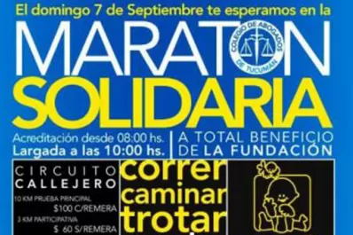 Animate a correr 10K y ayudá la Fundación Pro Niño