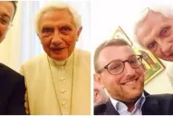 Benedicto XVI se sumó a la moda de las selfies