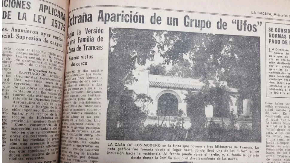 COBERTURA. Así lo reflejó LA GACETA, el 23 de octubre de 1963. 