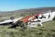 Cayó una avioneta en Neuquén: sus cuatro ocupantes se salvaron de milagro