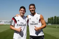 Cristiano Ronaldo echó de su grupo a James Rodríguez
