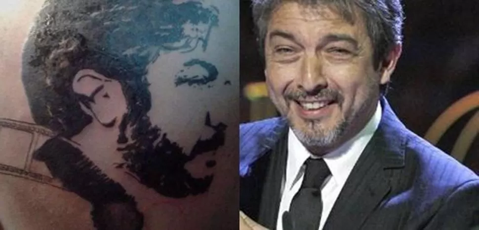 Un fanático se tatuó la cara de Ricardo Darín