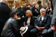 Mujica estuvo presente en el último adiós a China Zorrilla