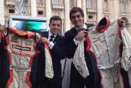 El emotivo encuentro entre Mohamed, Ortega y el Papa Francisco