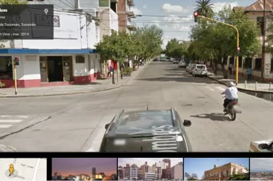 Google Street View registró infracciones de tránsito en la provincia