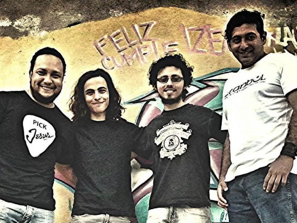 EXPECTATIVA. La banda tucumana “Cohete de Nekár” compite con dos grupos salteños, un santiagueño y un jujeño. facebook / cohetedenekar 