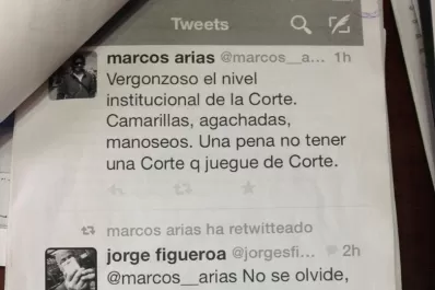 Tuits críticos colocan al borde de una sanción a un relator