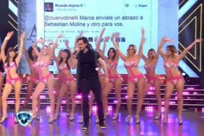 Sebastián Molina, el imitador que cautivó a Ricardo Arjona en pleno 'ShowMatch'