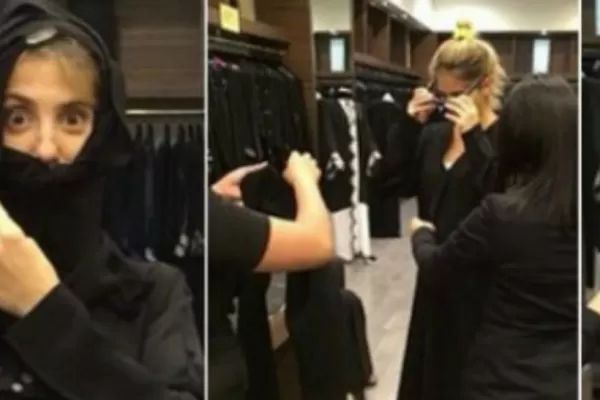 Cinthia Fernández cambia el hilo dental por la túnica