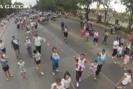 Un dron registró cómo se vivió la maratón Don Orione